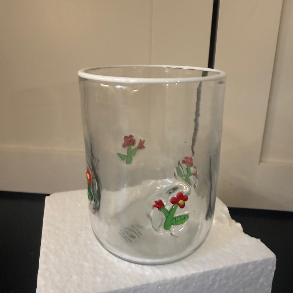 NWT Anthropologie Icon  Flower Juice Glass - Picture 5 of 6